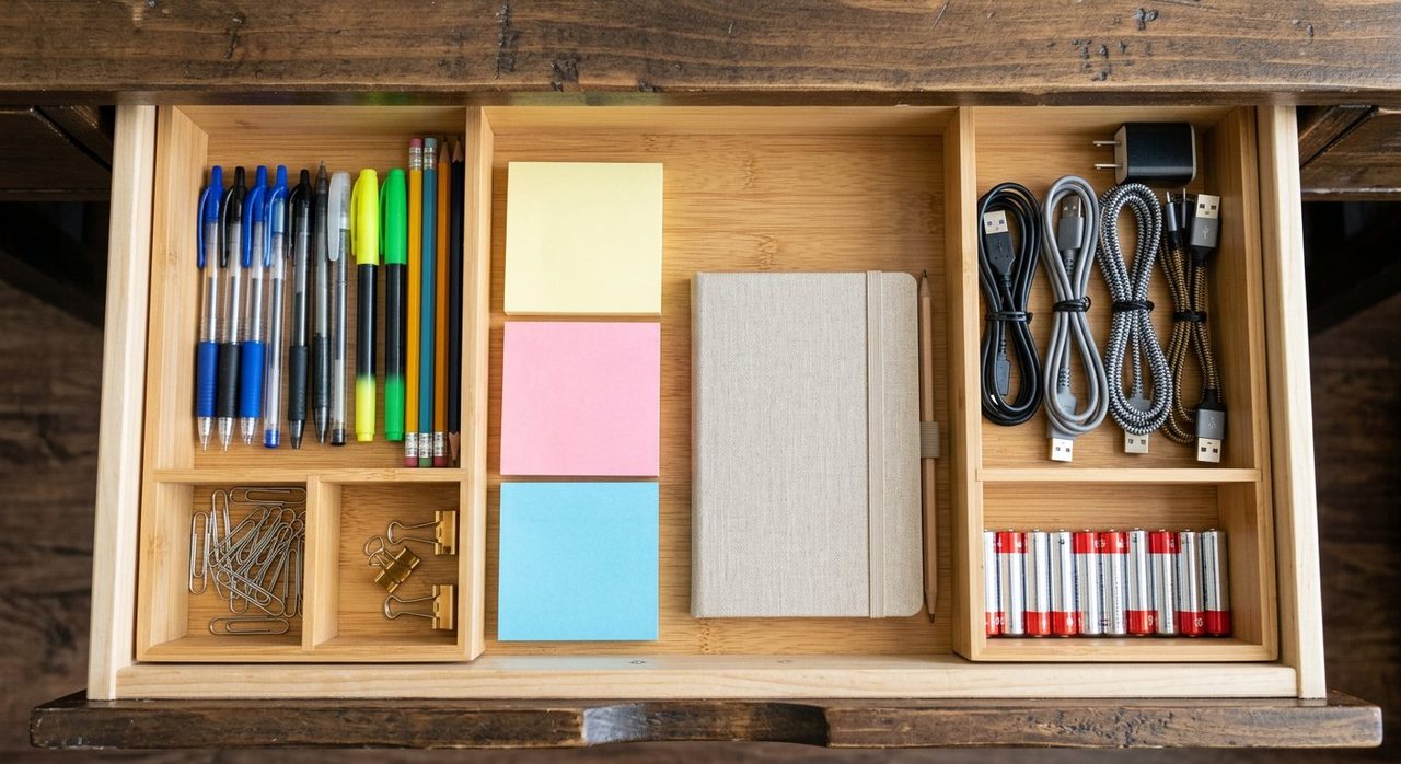 Best Desk Drawer Organizers (Bamboo, Acrylic, Modular)