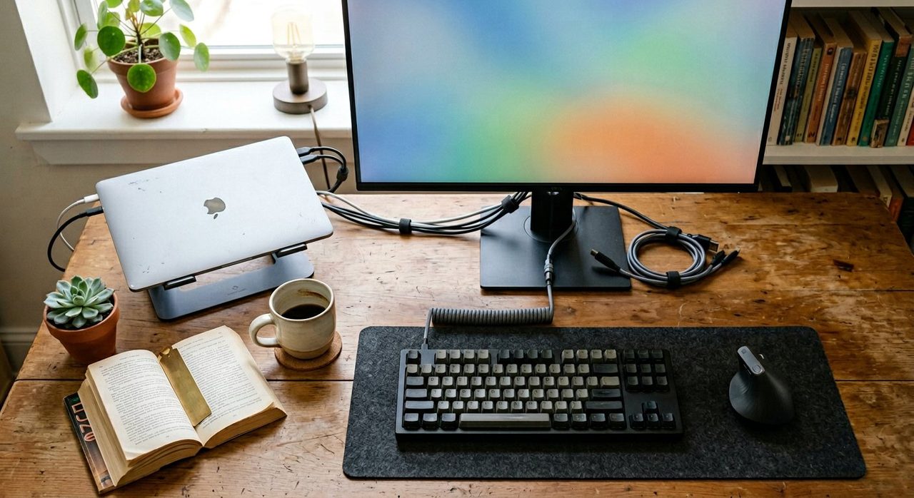 My actual home office desk